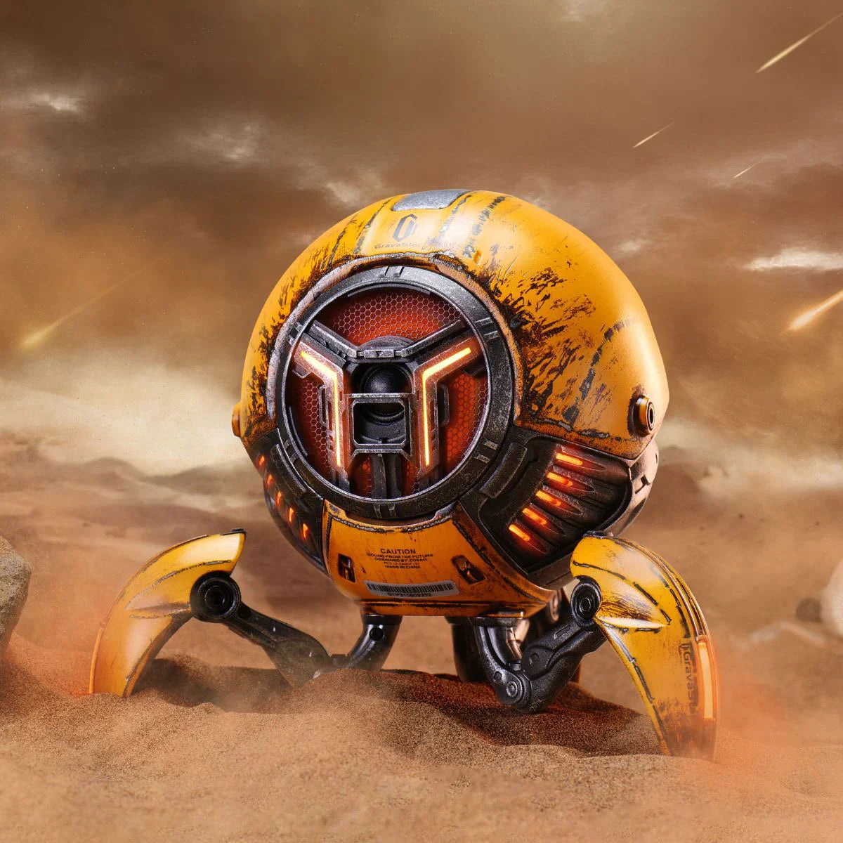Bluetooth Speaker Mars Pro War-Damaged Yellow
