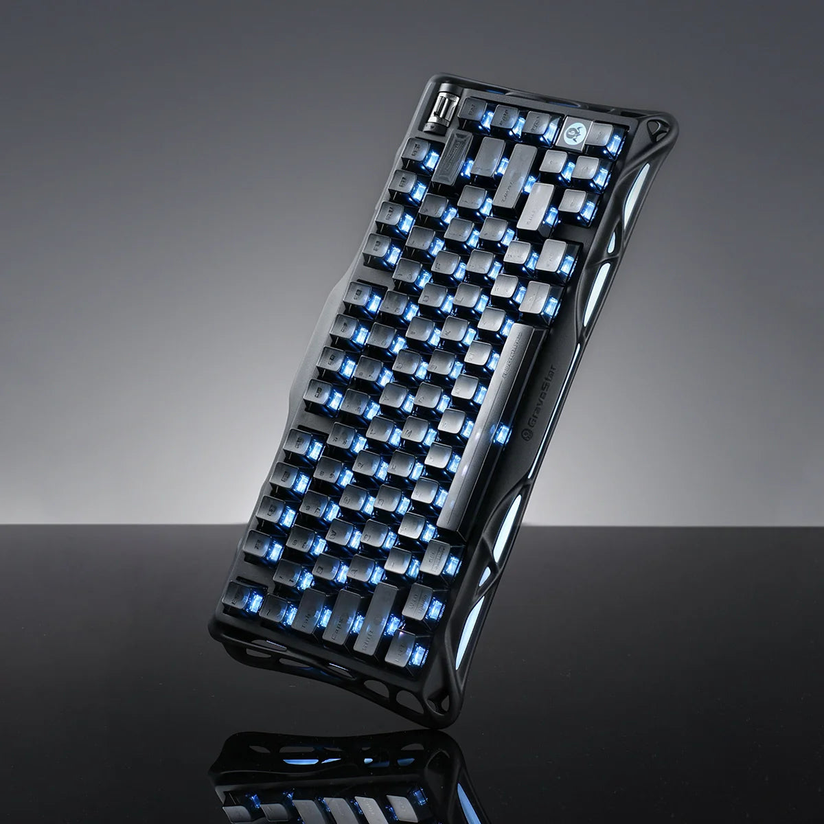 【tatsuki】Gravastar Mercury K1 Mercury K1 Stealth Black - 75% Mechanical Keyboard | Aluminum
