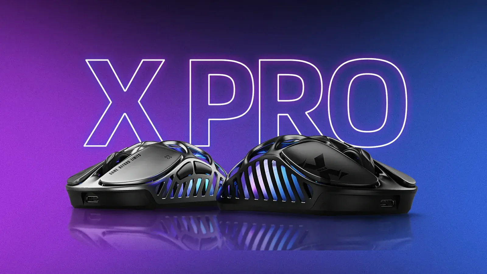 GravaStar Mercury X Pro 8KHz wireless gaming mouse featuring 49g ultralight magnesium alloy open-frame skeleton design, PixArt PAW 3950 32K DPI sensor, native 8000Hz polling rate with 8K dongle, 0.125ms low latency, and customizable GLOWSYNC RGB lighting.